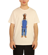 Elevenparis Mens Two Rap Dog Graphic T-Shirt