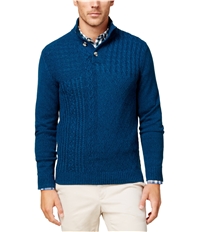 Club Room Mens Patchwork Pullover Sweater
