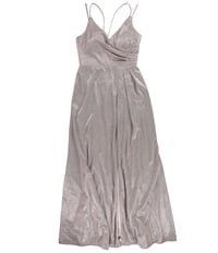 Nightway Womens Glitter Maxi Sheath Dress