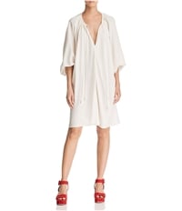Elizabeth And James Womens Solid Tunic Dress
