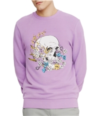 Elevenparis Mens Floral Skull Sweatshirt