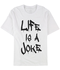 Elevenparis Mens Life Is A Joke Graphic T-Shirt, TW1