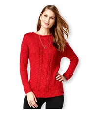 American Living Womens Marled Metallic Pullover Sweater