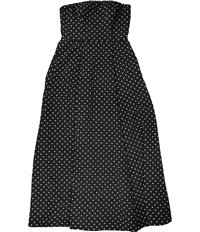 Ralph Lauren Womens Polka Dot A-Line Gown Dress