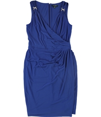 Ralph Lauren Womens Ruched Jersey Dress