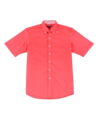 Club Room Mens Bancroft Poplin Button Up Shirt, TW2