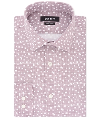 Dkny Mens Wrinkle-Resistant Button Up Dress Shirt