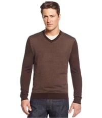 Club Room Mens Merino Wool Herringbone Pullover Sweater, TW1