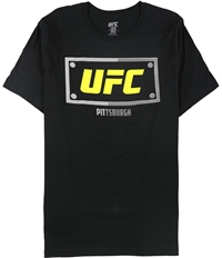 Ufc Mens Pittsburgh Steel City Bolt Graphic T-Shirt