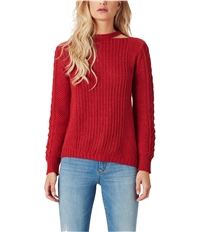 Jessica Simpson Womens Oasis Cutout Knit Sweater