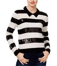 Maison Jules Womens Striped Pullover Sweater, TW2