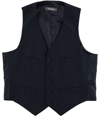 Kenneth Cole Mens Pinstripe Five Button Vest, TW2