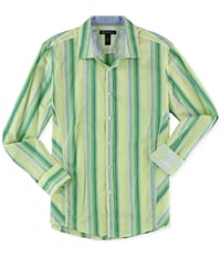 I-N-C Mens Striped Button Up Shirt, TW1