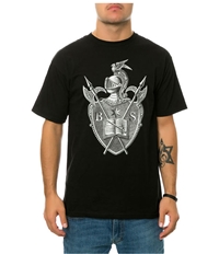 Black Scale Mens The Knighted Crest Graphic T-Shirt, TW1