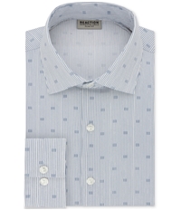 Kenneth Cole Mens Crystal Print Button Up Dress Shirt