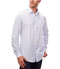 Calvin Klein Mens Four-Way Stretch Button Up Dress Shirt