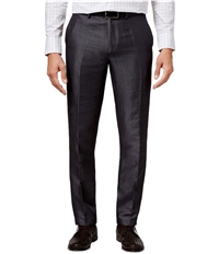 Calvin Klein Mens Slim Fit Mirco-Herringbone Casual Trouser Pants