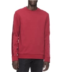 Calvin Klein Mens Velvet Stripe Sleeve Pullover Sweater