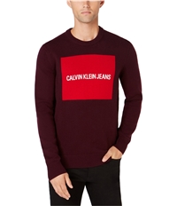 Calvin Klein Mens Logo Pullover Sweater, TW1