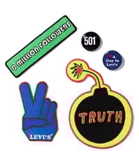 Levi's Unisex Truth Bomb 5 Piece Decorative Sewing Patch