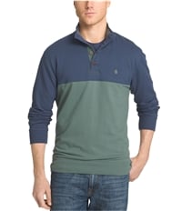 Izod Mens Colorblocked Henley Shirt