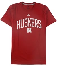 Adidas Mens Nebraska Huskers Graphic T-Shirt, TW6