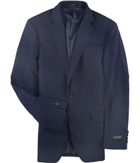 Ralph Lauren Mens Plaid Two Button Blazer Jacket, TW10