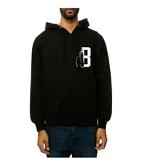 Black Scale Mens The Feather B Logo Fz Hoodie Sweatshirt, TW2