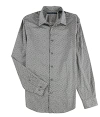 Perry Ellis Mens Paisley Long Sleeve Button Up Shirt