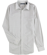 Perry Ellis Mens Striped Button Up Shirt, TW4