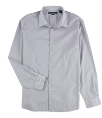 Perry Ellis Mens Striped Woven Button Up Shirt