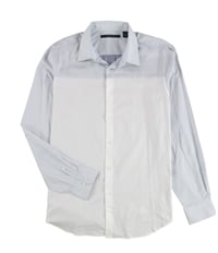 Perry Ellis Mens Colorblocked Button Up Shirt, TW2