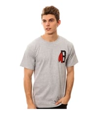 Black Scale Mens The Feather B Logo Graphic T-Shirt, TW3