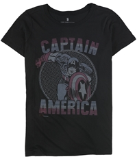Junk Food Womens Captain America Graphic T-Shirt, TW1