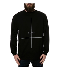 Black Scale Mens The Crossed Ls Graphic T-Shirt