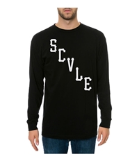 Black Scale Mens The Scvle Logo Ls Graphic T-Shirt, TW2