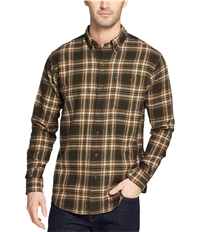 G.H. Bass & Co. Mens Fireside Flannel Button Up Shirt, TW2