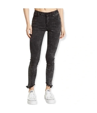 Articles Of Society Womens Suzy Step-Hem Skinny Fit Jeans