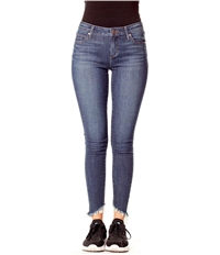 Articles Of Society Womens Supersoft Step Hem Skinny Fit Jeans