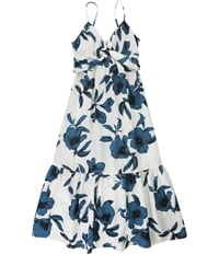 Banana Republic Womens Floral Flounce Dress, TW2