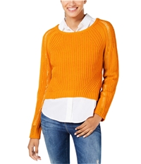 Freshman Womens Cropped Pullover Sweater, TW1