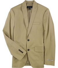I-N-C Mens Slim Fit Two Button Blazer Jacket, TW2