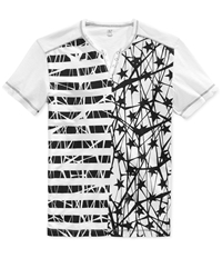 I-N-C Mens Spacious Skies Graphic T-Shirt