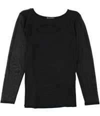 I-N-C Womens Cutout Illusion Pullover Blouse