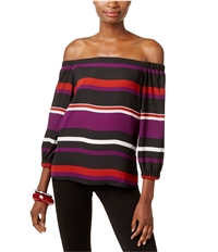 I-N-C Womens Striped Pullover Blouse, TW9