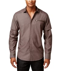 I-N-C Mens Chambray Button Up Shirt, TW5