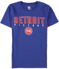 G-Iii Sports Mens Detroit Pistons Graphic T-Shirt, TW2