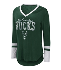 G-Iii Sports Womens Milwaukee Bucks Graphic T-Shirt, TW1