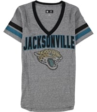 Nfl Womens Jaguars Rhinestone Logo Embellished T-Shirt