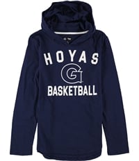 G-Iii Sports Womens Georgetown Hoyas Hooded Graphic T-Shirt